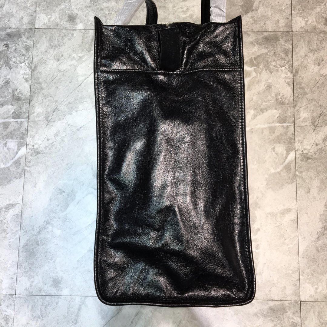 Balenciaga Bazar Large Handbag Shopping Bag Black